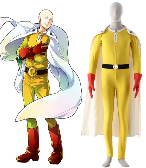 Saitama Cosplay, Caped Baldy, Man Cosplay, Anime Cosplay Costumes, Male Cosplay, Punch Man, One Punch, Saitama, Anime Cosplay