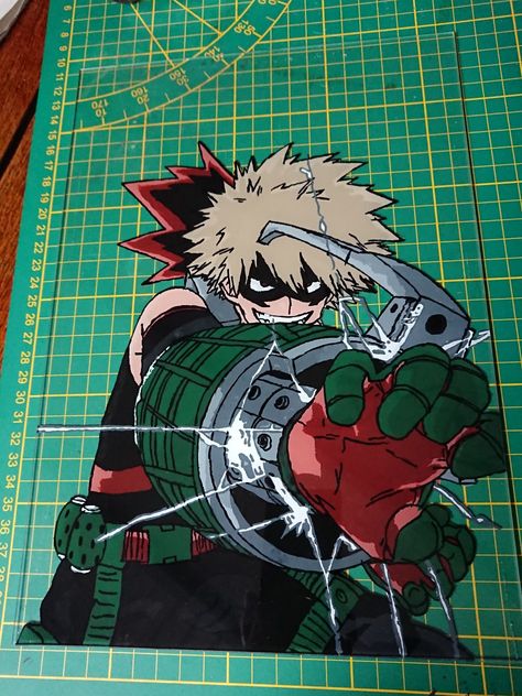 #Glasspainting, #my hero academia, #madebyShirl, #firsttry My Hero Academia Glass Painting, Shattered Glass, Glass Painting, My Hero Academia, Glass Art, Zelda Characters, Anime, Fictional Characters, Art