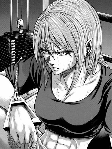 Frank Movie, Terra Formars, Tomboy Art, Comics Anime, Manga Cute, Muscle Girls, Manga Characters, Muscle Women, Manga Drawing