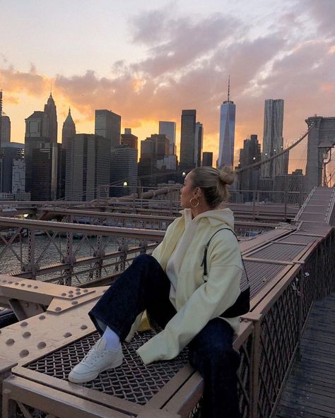 Gonna name this one “butter on the bridge” | Delaney Childs Natural Lightroom Presets, Beach Preset, Summer Presets, Instagram Presets, New York Pictures, High Cut Swimsuit, Mobile Lightroom Presets, Spring Fits, Mini Dress Fashion