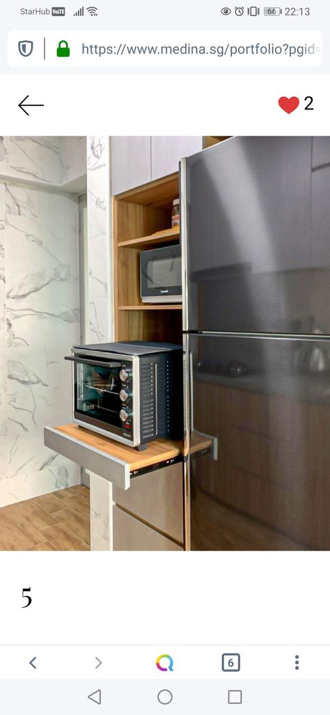 Kitchen Ideas Tall Units, Kitchen Tall Unit Wall, Otg And Microwave Unit, Electric Appliances Kitchen Storage, Microwave Cupboard Ideas, Otg Unit In Kitchen, Microwave Unit In Kitchen, Tall Units In Kitchen Storage, Oven Cabinet Ideas