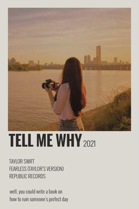 Tell Me Why Taylor Swift Polaroid Poster, Taylor Swift Polaroid Poster Fearless, Fearless Widgets, Tell Me Why Taylor Swift, Fearless Polaroid, Taylor Swift Room Posters, Songs Polaroid Posters, Taylor Swift Fearless Aesthetic, Taylor Swift Song Polaroid