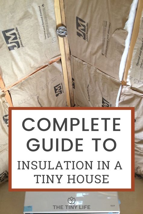 You want to make sure you choose the best insulation for your tiny house, because this is something that you cannot do again. Click or save for everything you need to know about insulating your tiny house! #tinyhouseinsulation #tinyhomeinsulation #insulatingatinyhome #insulation Tiny House Insulation, Tiny House Flooring, House Insulation, Tiny House Shipping Container, Diy Tiny House Plans, Insulating A Shed, Cheap Tiny House, Tiny House Hacks, Build A Tiny House