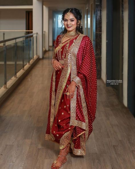 Kashta Saree, Nauvari Saree, Royal Weddings, My Favourite, Give It To Me, Saree, Weddings, On Instagram, Instagram