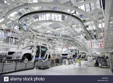 Worker on the assembly line of the VW Tiguan at Auto 5000 GmbH Volkswagen Group Wolfsburg Germany Stock Photo Volkswagen Car, Volkswagen Group, Vw Tiguan, Assembly Line, In Law Suite, Volkswagen, Stock Images, Germany, Resolution