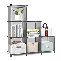 Gray Closet, Wardrobe Clothes Organizer, Organizing Closet, Storage Closet Shelving, Cube Shelving, Cube Storage Organizer, Shelf Closet, Cube Storage Shelves, Bookshelf Organization