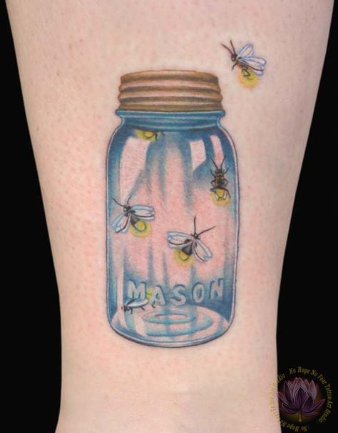 to remind me of how we were as kids, and that sometimes we need to be that way again, to see the world with innocent eyes and laughter filled ears. Mason Jar With Fireflies Tattoo, Mason Jar Tattoo Ideas, Light Bug Tattoo, Jar Of Fireflies Tattoo, Lighting Bug Tattoo, Piper Tattoo, Proverbs Tattoo, Lightning Bug Tattoo, Riley Tattoo