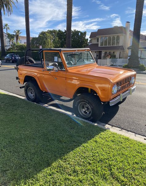 Orange Bronco, Vintage Ford Bronco, Moving To Hawaii, My Dream Car, Ford Bronco, Dream Car, My Dream, Bright Orange, Dream Cars