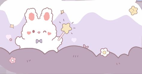 Pc Lockscreen, Rectangle Wallpaper, Cute Wallpaper For Laptops, Macbook Air Wallpaper, Pink And Purple Wallpaper, Desktop Wallpaper Design, Cute Laptop Wallpaper, Cute Kawaii Animals, Bunny Wallpaper