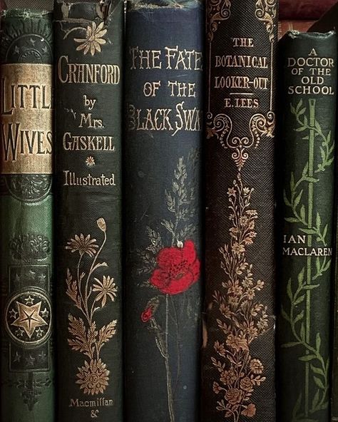 Victorian Literature, Book Cover Art Design, Book Spines, Everyday Magic, Book Binding Diy, Book Spine, Vintage Book Covers, Dark Flowers, Beautiful Books