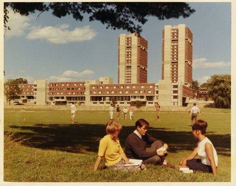 UMass Amherst - Southwest back in the day Umass Amherst Dorm, Arts Aesthetic, Umass Amherst, University Of Massachusetts Amherst, Amherst College, Just Like Heaven, University Of Massachusetts, College Aesthetic, Dream College