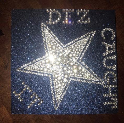 Custom graduation cap DIY Dallas Cowboys theme (made by Alyssandra) #graduationcap #alymade Graduation Cap Diy, Dallas Cowboys Theme, Custom Graduation Caps, Diy Graduation Cap, Cap Decoration, Cowboy Theme, Graduation Cap Designs, Cap Ideas, Graduation Cap Decoration