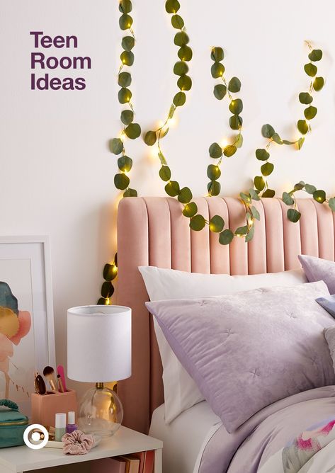 Help teens set up their bedroom with everything they’ll love. From modern-glam to gamer-chic, match their aesthetic with lighting, accents & more. Target Teen Bedroom, Target Home Decor Bedroom, Aesthetic Furniture Bedroom, Cute Boho Room Ideas, Therian Room, 70s Cartoons, Dream Bedroom Inspiration, Purple Rooms, Home Decor Hacks