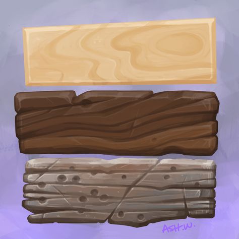 ArtStation - Material Studies , Ashleigh Warner Painted Wood Texture, Material Studies, Key Drawings, Graphic Shapes Design, Pirate Games, Props Concept, Wood Logo, Hand Painted Textures, Casual Art