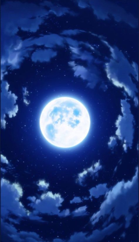 Anime Night Sky Background, Anime Moon Aesthetic, Anime Moon Sky, Anime World Background, Moon Anime Background, Anime Night Sky Aesthetic, Space Anime Aesthetic, Moon In Anime, Good Night World Anime