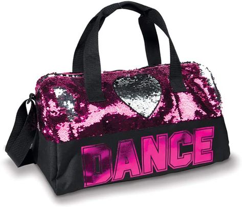 Danz N Motion Sequin Dance Heart Duffle Bag Camo Quilt, Dance Logo, Dance Gear, Moby Wrap, Dance Bag, Best Dance, Duffel Bags, Garment Bags, Kids Bags