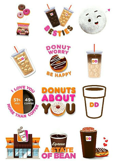 Dunkin Donat, Stencil Shirt, Donut Background, Donut Cake Topper, Donuts Birthday, Donut Printable, Lego Stickers, Dunkin Donut, Donut Birthday Parties