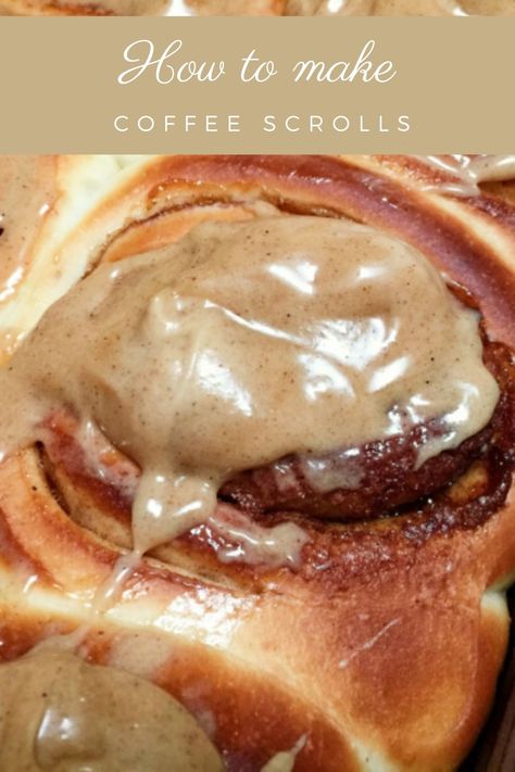 Not too hot, Not too sweet, but just right almond and cinnamon coffee scrolls with Thermomix and Conventional methods. Coffee Scrolls Recipes, Coffee Scrolls, Savoury Scrolls, Scrolls Recipe, Puff Pastry Recipes Savory, Cinnamon Scrolls, Recipes Savory, Coffee Shop Menu, Cinnamon Coffee