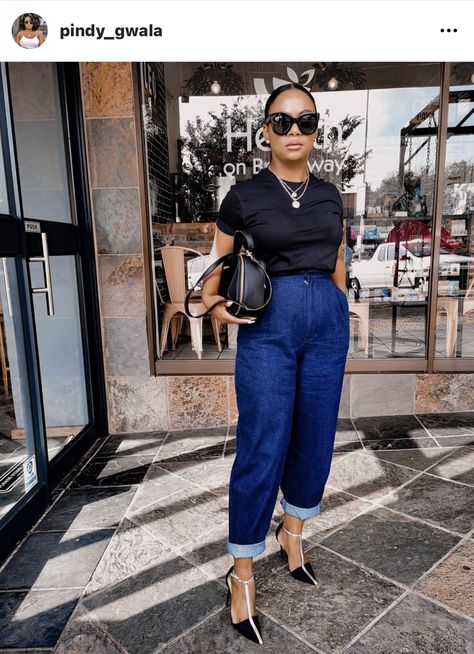 Casual Chique, African Fashion Women Clothing, Classy Casual Outfits, Classy Casual, Casual Chic Outfit, Work Attire, Womens Casual Outfits, Denim Outfit, Cute Casual Outfits