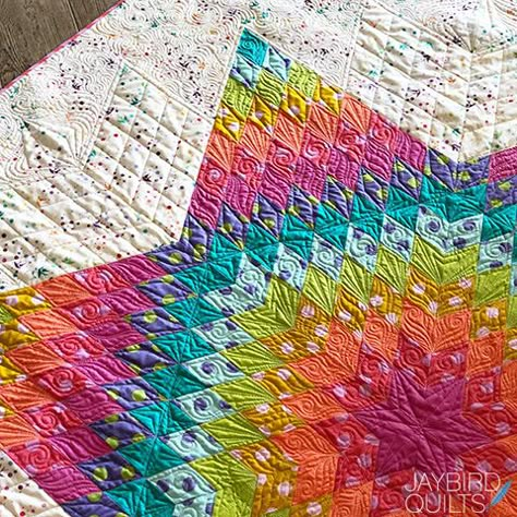 Quilting Designs For Lone Star Quilt, Spiral Lone Star Quilt, Lone Star Quilting Designs, Lone Star Quilts Ideas, Nebula Quilt, Lonestar Quilts, Micro Quilting, Lonestar Quilt, Lone Star Quilt Pattern