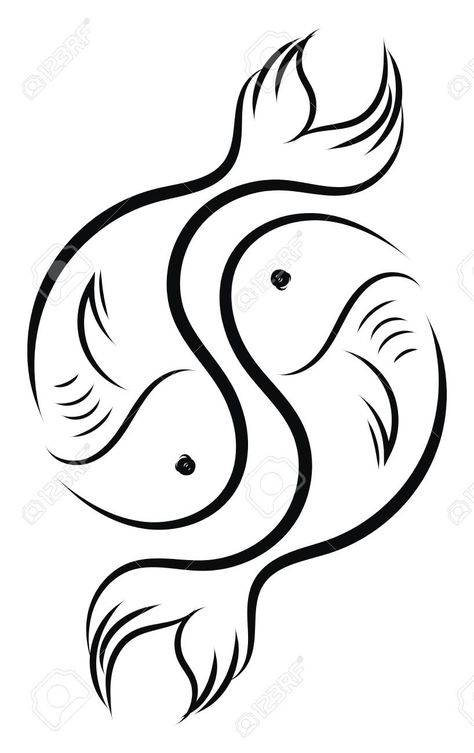 Pisces Drawing, Aesthetic Art Wallpaper, Art Prints Aesthetic, Sign Drawing, Pieces Zodiac, Art Inspired Tattoos, Sketch Simple, Drawing Themes, Pisces Horoscope