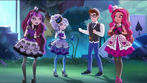 Dragon Games Ever After High, Dexter Charming, Kitty Cheshire, Greek Mythology Goddesses, Howleen Wolf, High Hat, Lizzie Hearts, Childhood Stories, Raven Queen