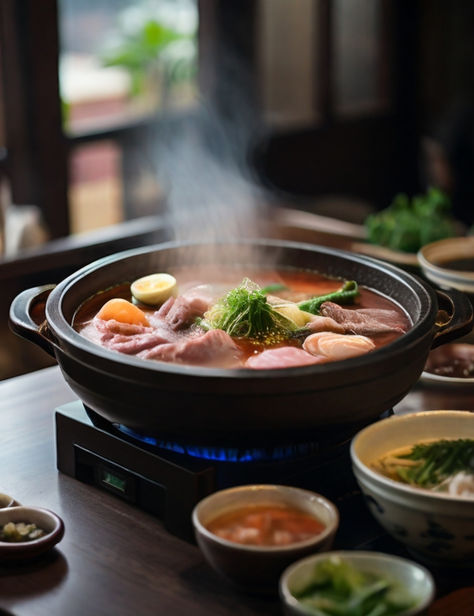 Korean Hot Pot with Venison #venison #hunting #cooking #recipe #koreanhotpot #hotpot Hot Pot Photography, Korean Hot Pot Recipe, Korean Hot Pot, Pot Photography, Hot Pot Recipe, Game Recipes, Wild Game Recipes, Wild Game, Unique Experiences