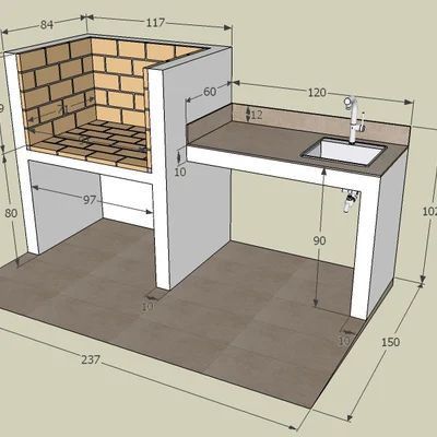 Outdoor Grill Diy, Diy Outdoor Space, Barbecue Design, Diy Patio Decor, Outdoor Kitchen Plans, Outdoor Kitchen Design Layout, Backyard Kitchen, Home Decor Ideas Living Room, Outdoor Kitchen Patio