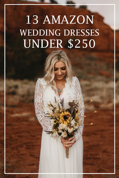 Cheap Long Sleeve Wedding Dress, 2023 Winter Wedding Dresses, Amazon Wedding Dress Bridal, Wedding Dress Budget, Wedding Dress For Eloping, Cheap Elopement Dress, Affordable Wedding Dresses Under 500, Wedding Dress Under $250, Second Wedding Ideas Dresses