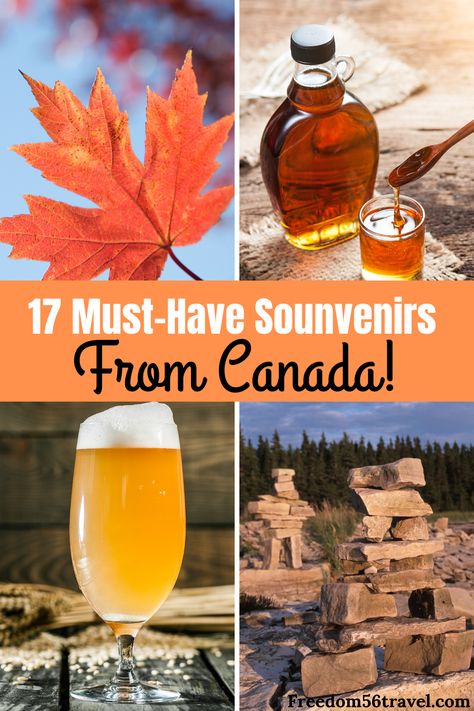 These are the absolute best souvenirs and gifts to buy in Canada! Make sure your gifts to bring home will be loved by your family & friends! #canadian #gifts #souvenirs #canada #maplesyrup #products Canadian Gifts For Americans, Columbia Travel, British Columbia Travel, Souvenir Ideas, Best Souvenirs, Canadian Things, Canadian Gifts, Gifts To Buy, Canada Holiday