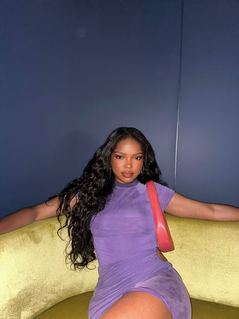 Birthday Pictures Black, Ryan Destiny Aesthetic, Destiny Aesthetic, Ryan Destiny Style, Pictures Black Women, Ryan Destiny, 90s Inspired Outfits, Mode Tips, Birthday Fits