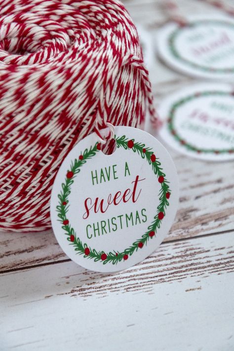 Have a Sweet Christmas Gift Tags – FAKING IT FABULOUS Christmas Cookie Tags Free Printable, Cookie Cards Free Printable, Christmas Cookie Gift Tags, Christmas Cookie Tags, Kindness Crafts, Have A Sweet Christmas, Classroom Elf, Free Christmas Tags, Free Christmas Tags Printable