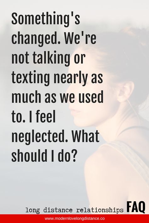 What happens when you start talking and texting less in a long distance relationship? Here are some ideas for dealing with this -- long distance relationships, long distance problems, long distance tips, long distance break up, long distance questions, LDR relationship, LDR advice, #longdistance, #relationshiptips Break Up Because Of Distance, Distance Relationship Quotes Breakup, How To Deal With Long Distance Relationships, Long Distance Communication, Long Distance Break Up Quotes, Long Distance Relationship Break Up, Long Distance Relationship Texts, Long Distance Break Up, Long Distance Tips