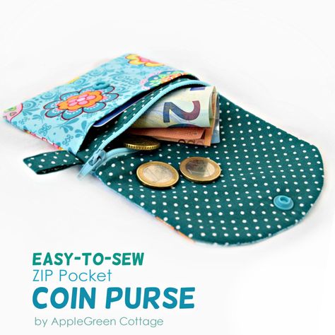 Sew Coin Purse, Strawberry Shoes, Nappy Wallet, Coin Purse Pattern, Coin Purse Tutorial, Clutch Pattern, Crossbody Bag Pattern, Purse Sewing Patterns, Cute Coin Purse