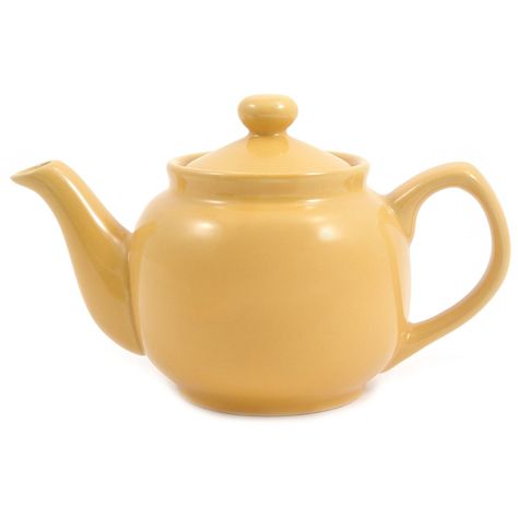 Amazon.com | Ceramic Yellow Classic 2 Cup Teapot: Teapots Sunflower Kitchen, Coffee Server, Tea Kettles, White Kitchen Decor, Decor Ikea, Kitchen Decor Themes, Rustic Kitchen Decor, English Tea, Fine Ceramic