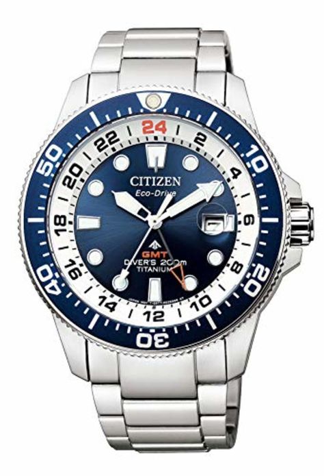 CITIZEN PROMASTER Marine BJ7111-86L Eco-Drive Solar Men's Watch F/S w/Tracking# Description: *)Please note: The time adjustment function by radio wave reception is effective only in Japan.Target: Mens Set contents: Body, box, instruction manual, warranty document Air diving waterproof: 200 Allergy Proof: Nickel-resistant allergy products (manufacturer's display. Please check the product body before using . ) Country of origin: Thailand Accuracy: +/- 15 sec/month, optical power: 6 months, Function: Time difference setting, waterproof performance: 200m diving waterproof, glass: sapphire glass, Case: Super Titanium, Band: Super Titanium, Addition specification: Nickel resistant, 1 magnetic, luminous (needle + index), anti-rotation bezel, screw lock crown, glass inside with magnifying lens Shi Shopping In Japan, Mens Watches Citizen, Nice Watches, Citizen Watches, Rolex Explorer Ii, Titanium Watches, Titanium Quartz, Divers Watch, Titanium Bracelet