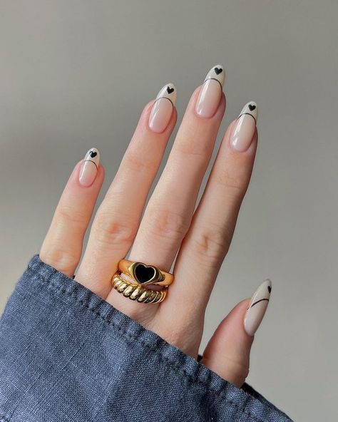 Sheer Nails, Quotes Celebrities, Heart Nail Designs, Milky Nails, February Nails, Nail Designs Valentines, Wallpapers Quotes, White Nail Designs, Black Nail