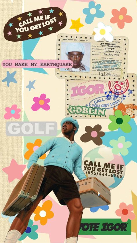 #golf #golfwang #tylerbaudelaire #tylerthecreator #cmiygl Golf Wang Aesthetic, Boys Golf, Golf Wang, Iphone Backgrounds, Tyler The Creator, Save The Bees, Iphone Background, Connect With People, Your Aesthetic