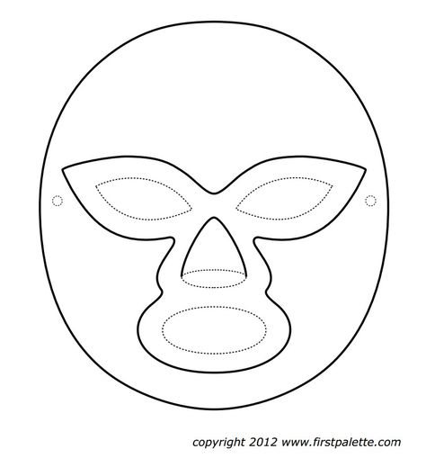 These Mexican Wrestling Masks are a fun craft for kids to get into the spirit of Cinco de Mayo. Mexico Activities, Lucha Libre Party, Wrestling Masks, Wrestling Party, Wwe Party, Wrestling Mask, Mexican Wrestling, Mexican Mask, Flag Coloring Pages