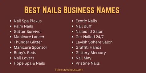 399+ The Most Attractive Press On Nails Business Names Nail Bar Names Ideas, Nail Business Names Ideas Unique, Nail Shop Names Ideas, Nail Business Names, Nail Business Names Ideas, Press On Nails Business, Step To Success, Nails Business, Palm Nails