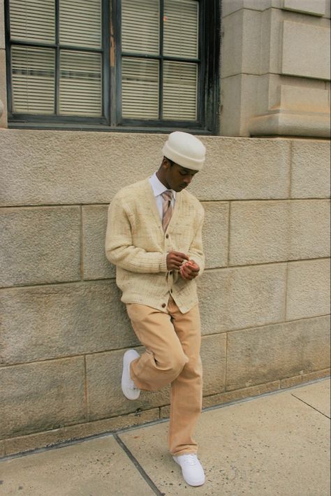 Mens Cardigan Outfit Formal, Cardigan Outfit Men Formal, Cardigan Outfit Men Street Styles, Cardigan Men Outfit Street Styles, Outfits With Ties, Mens Cardigan Outfit, Tie Outfits Men, Soft Boy Outfits, Soft Boy Aesthetic