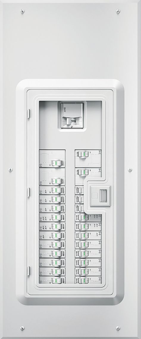 Smart Electrical Panel, Leviton Smart Panel, Napa House, Modern Light Switches, Enclosure Design, Smart Panel, Electric Panel, Mechanical Room, Build Inspiration