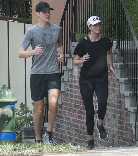 Is it over yet? The pair pushed through the final stretch of their workout - an uphill spr... Fitness First, Jared Kushner, Morning Jog, Rudy Giuliani, Business Leader, Gym Outfit, Washington Dc, Classy Outfits, Sport Outfits