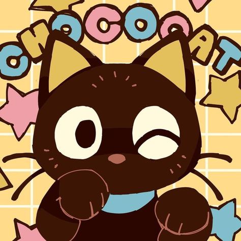 Choco Cat Pfp, Chococat Sanrio Pfp, Choco Cat Sanrio, Chococat Pfp, Choco Cat Aesthetic, Choco Cat, The Noodle, Charmmy Kitty, Cat Picture