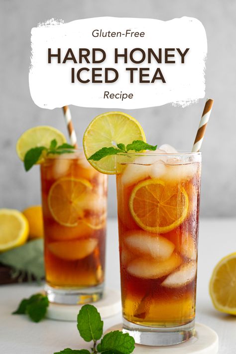 A Hard Honey Iced Tea by the pool is the perfect combo 🍯⁠
⁠
This drink is refreshing and great for a summer afternoon! We used Barenjager Honey Liqueur for that sweet flavor!⁠ Hard Iced Tea, Gluten Free Cocktails, Gluten Free Drinks, Dairy Free Appetizers, Dairy Free Salads, Dairy Free Soup, Honey Tea, Dairy Free Breakfasts, Brunch Cocktails