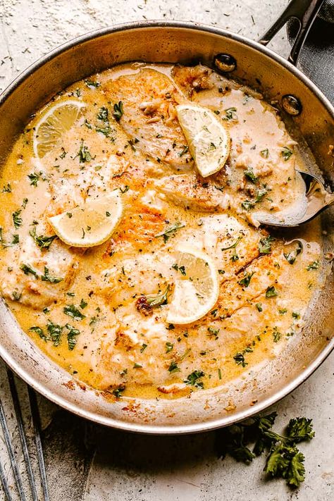 Tilapia Recipes With Pasta, Skillet Tilapia, Best Tilapia, Best Tilapia Recipe, Lemon Garlic Tilapia, Fried Tilapia Recipes, How To Cook Tilapia, Tilapia Recipes Easy, Pan Fried Tilapia