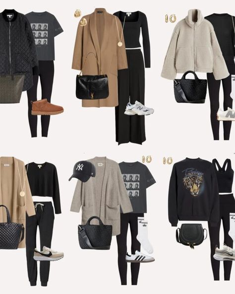 Winter Closet Basics, Cold Weather Weekend Outfits, Two Week Capsule Wardrobe Fall, Nyc In February Outfits, One Week Capsule Wardrobe Travel Outfits, Styling A Cardigan Outfit Ideas, Canada Outfit Ideas, London In November Outfits, Carry On Outfits