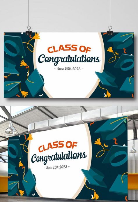 Congratulations Frame Template, Banner Graduation Design, Graduation Graphic Design, Graduation Banner Design, Graduation Party Background, Banner Wisuda, Graduation Drawing, Graduation Background, Background Graduation