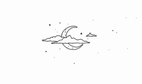 Goodnight Moon Tattoo, Night Sky Tattoo, Night Sky Tattoos, Twilight Tattoos, Full Moon Tattoo, Sky Tattoos, Night Sky Moon, Scene Tattoo, Framed Tattoo