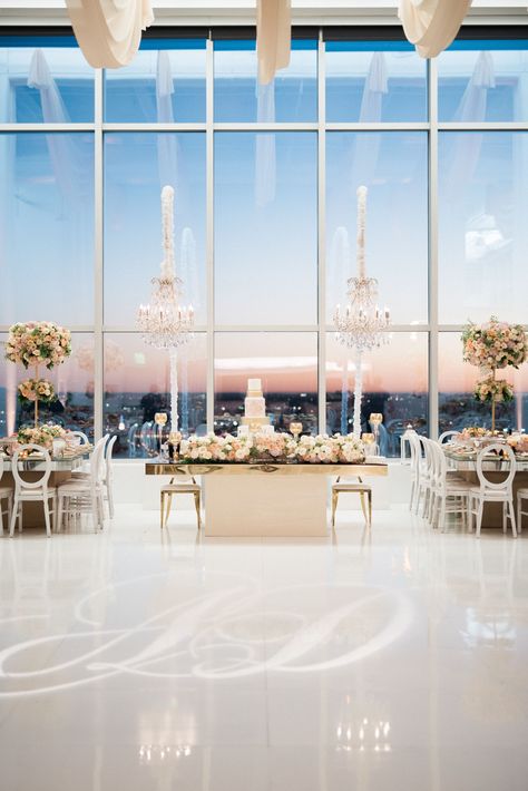 Scenic Indoor Reception Penthouse Wedding, Wedding Reception Layout, Reception Layout, Dream Photo, Wedding Reception Design, Wedding Consultant, Indoor Event, Indoor Reception, Tablescape Inspiration